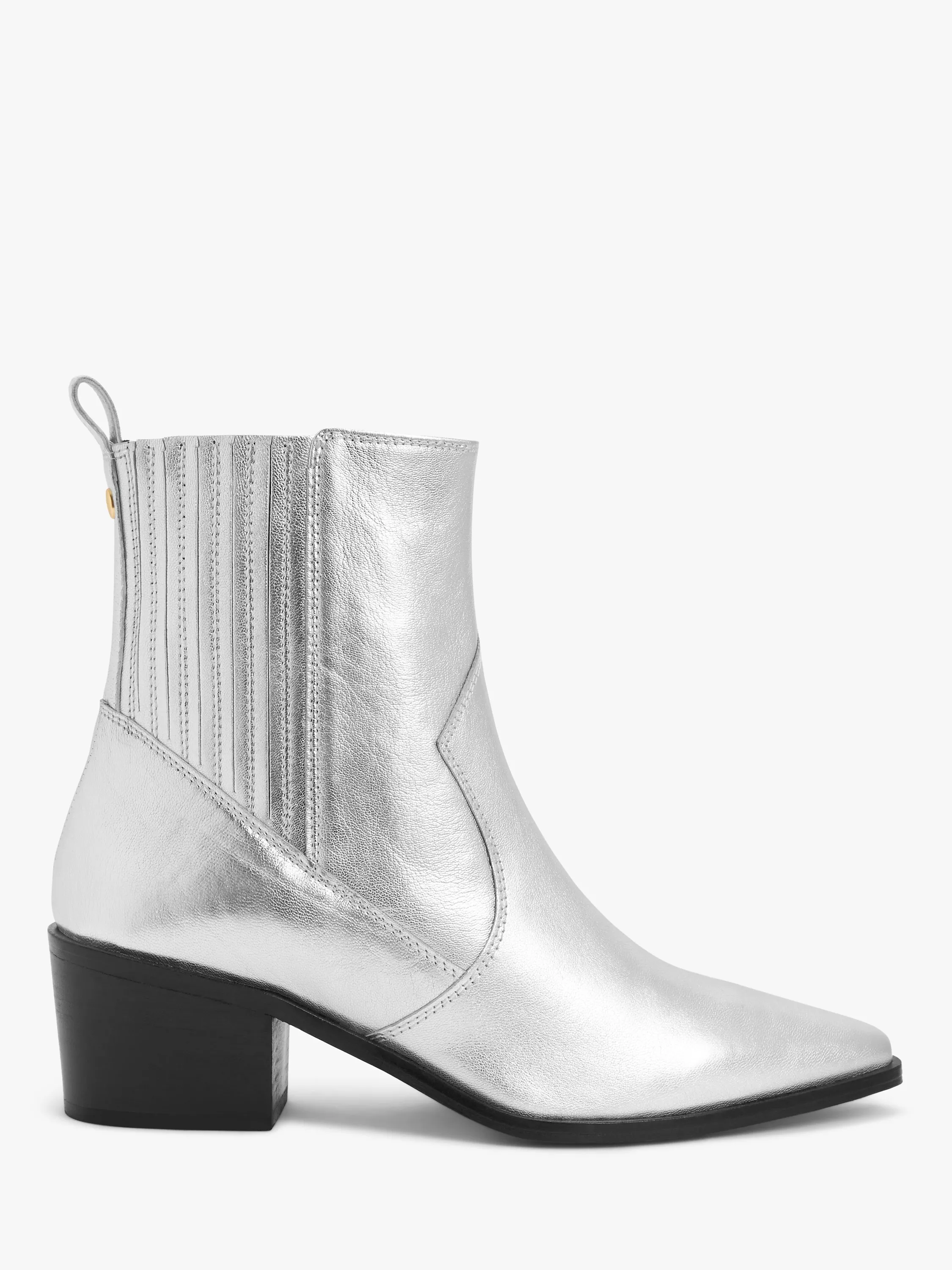 AND/OR Pixie Leather Heeled Chelsea Western Boots