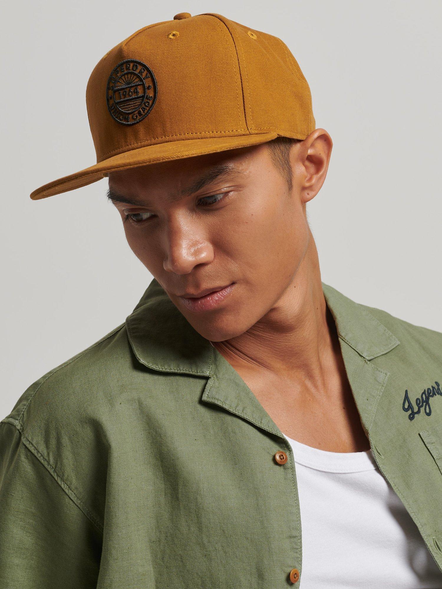 Superdry Baseball Boy Cap Hat, Tobacco Brown