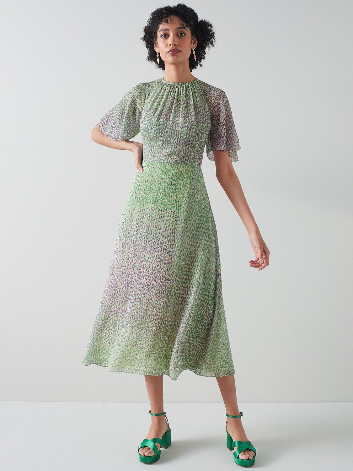 L.K.Bennett Royal Ascot x LKB Elowen Animal Print Midi Dress