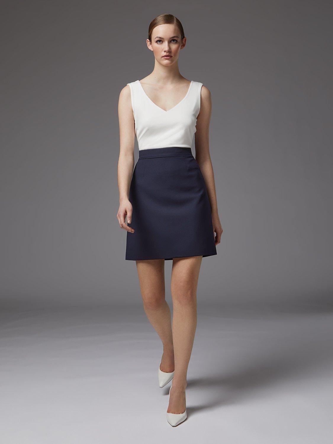 L.K.Bennett Wiley Mini Skirt, Navy