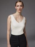 L.K.Bennett Athena V-Neck Jersey Vest Top