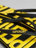 Superdry Vintage Vegan Flip Flops, Black