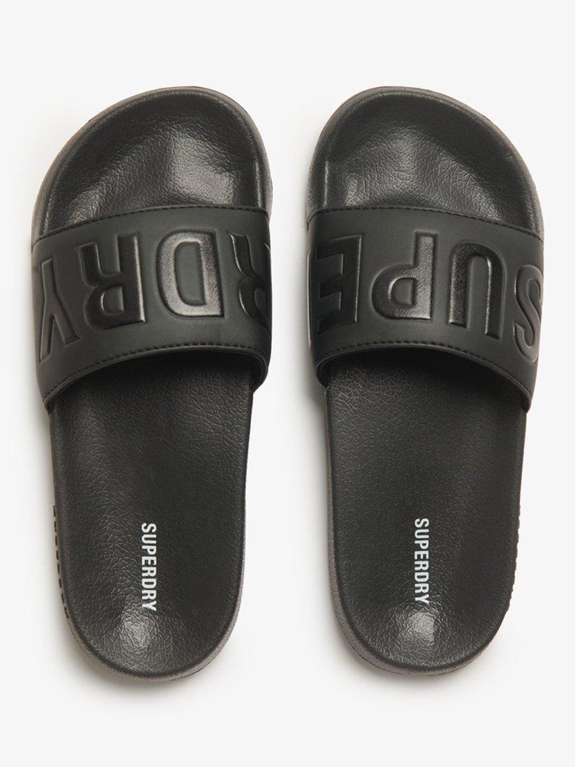 Superdry leather flip flops online