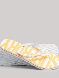 Superdry Vintage Vegan Flip Flops, White