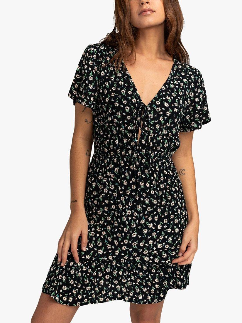 Billabong Day Trippin Mini Dress, Black
