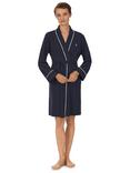 Lauren Ralph Lauren Knit Kimono Wrap Robe, Navy