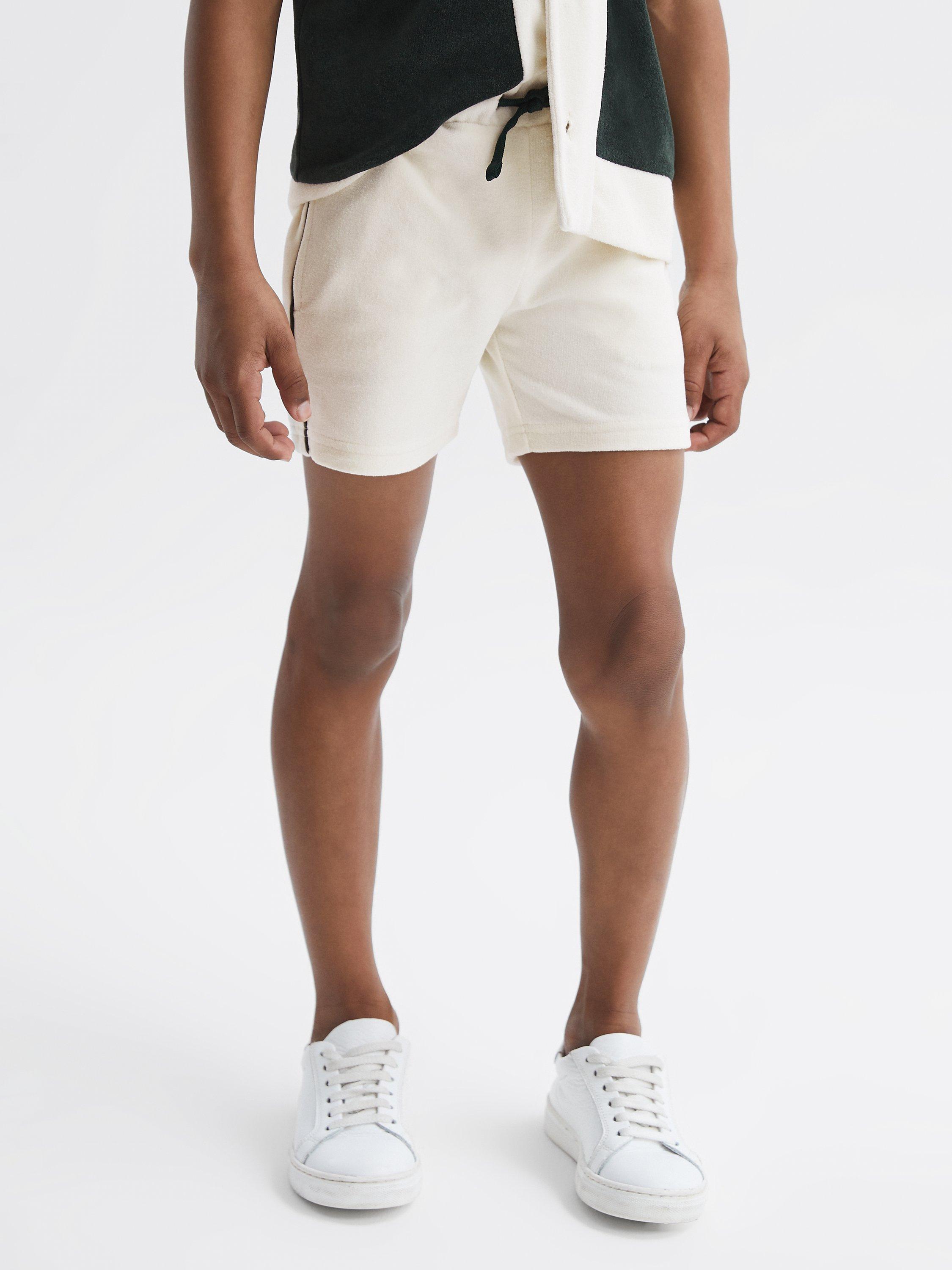 Reiss Kids' Fredericks Towelling Drawstring Shorts