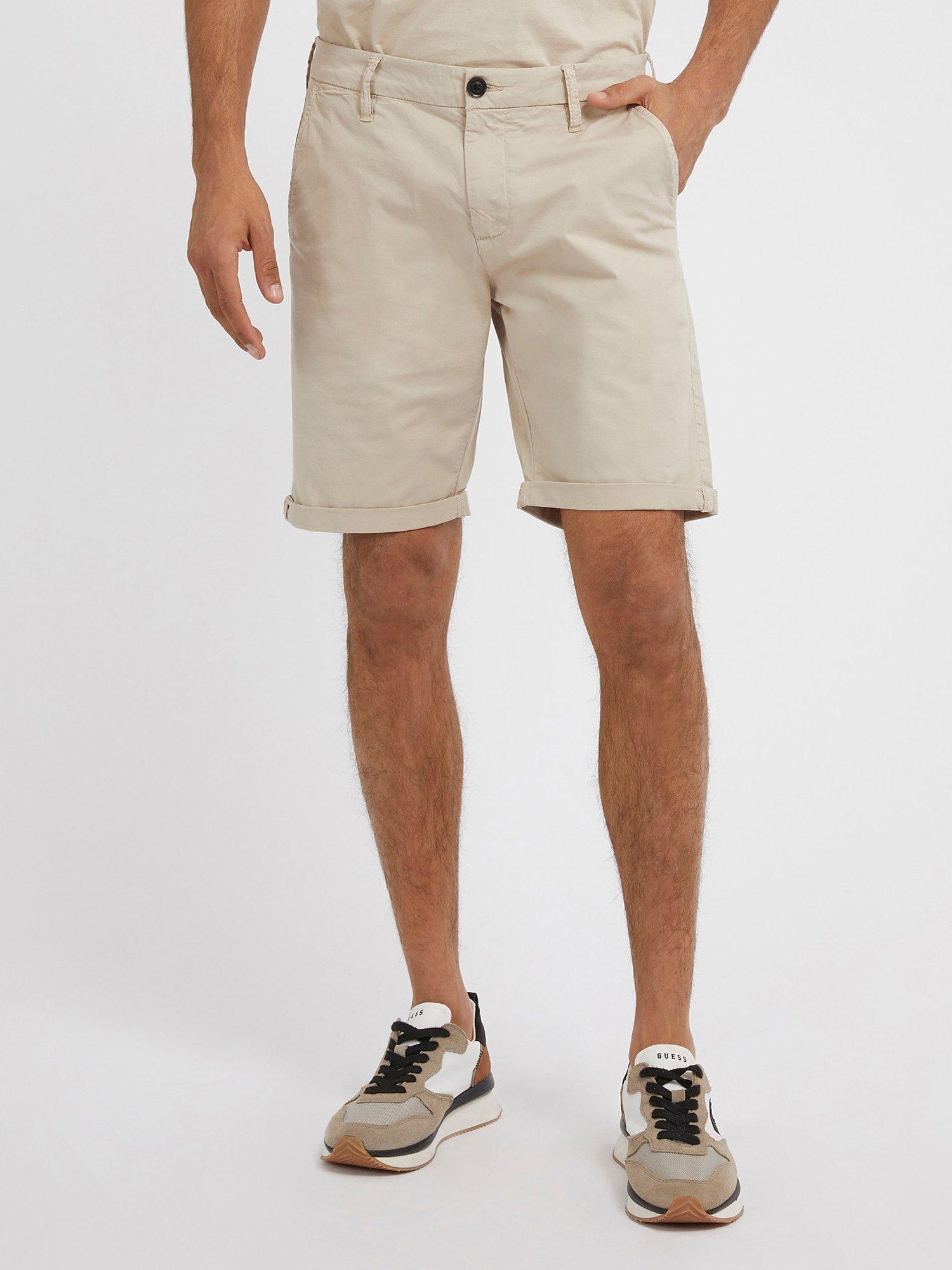 GUESS Chino Shorts, Pasadena Stone, 36R