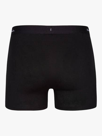 Paul Smith Stretch Cotton Long Trunks, Pack of 3, Black - view 2, Black