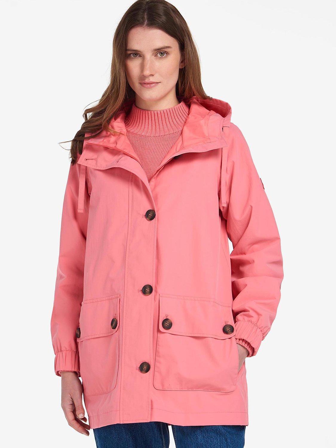 Barbour Somalia Plain Jacket, Pink Punch