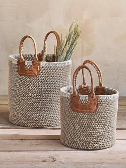 nkuku Indra Coil Basket, Natural, Natural