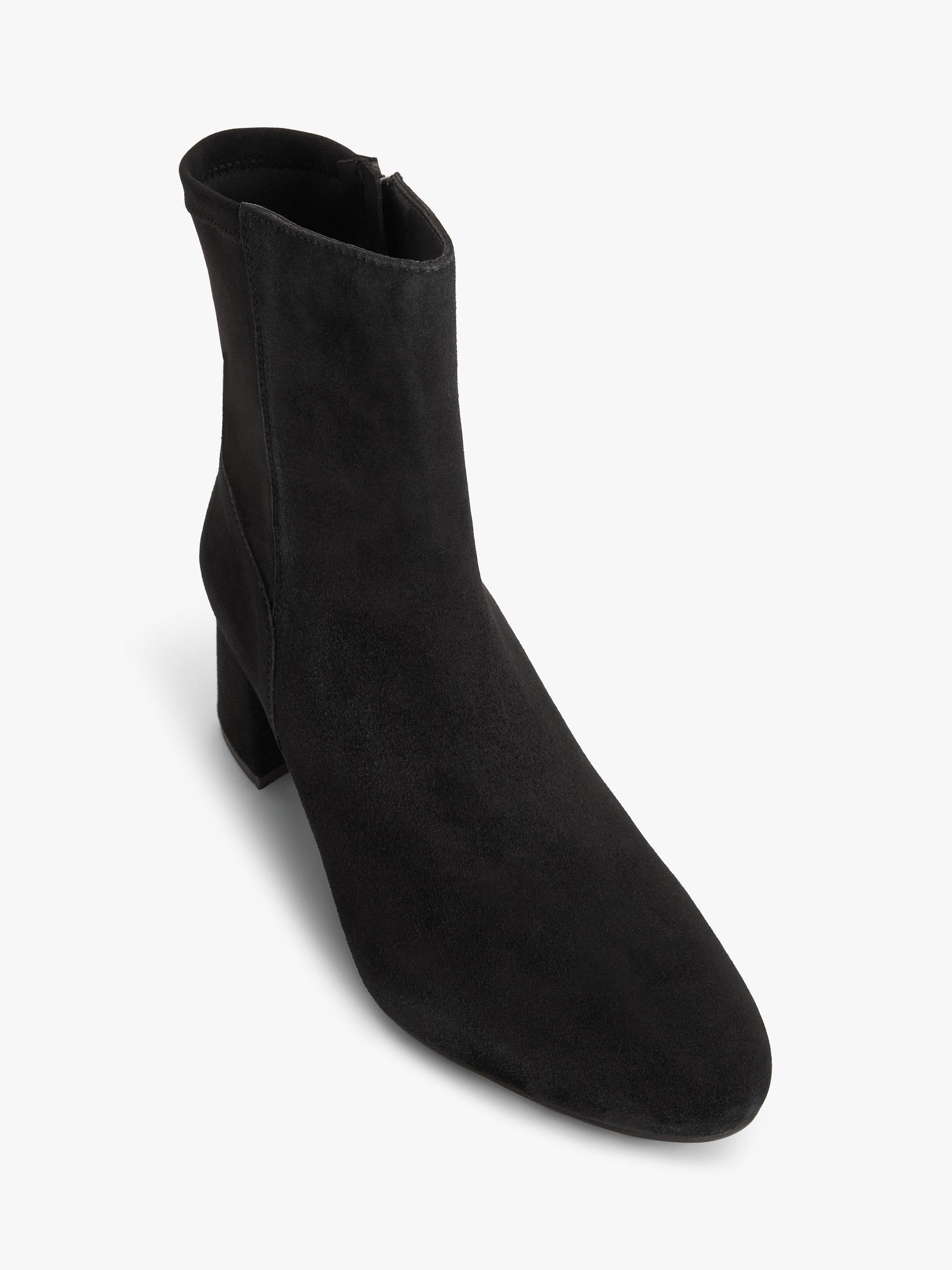 John lewis black suede boots best sale