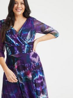 Scarlett & Jo Curve Verity Maxi Dress, Indigo - view 2, Indigo