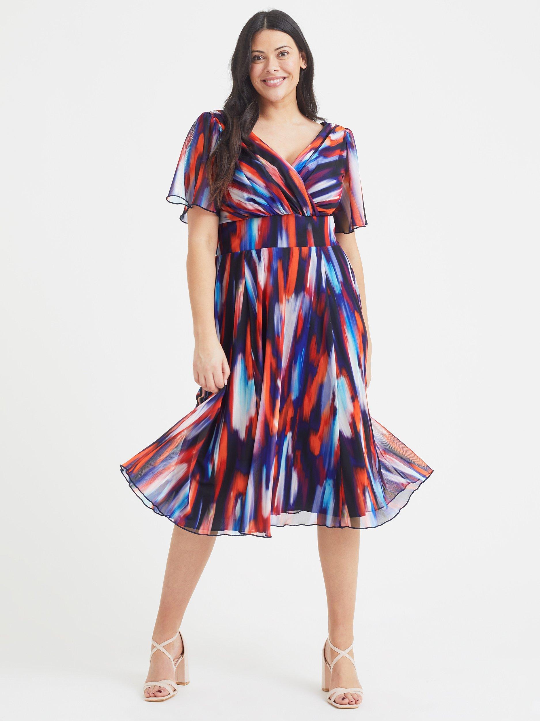 Scarlett & Jo Victoria Ikat Dress, Indigo
