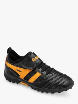 Gola Kids' Junior Performance Ceptor Turf QF Football Trainers - view 2, Black/Sun