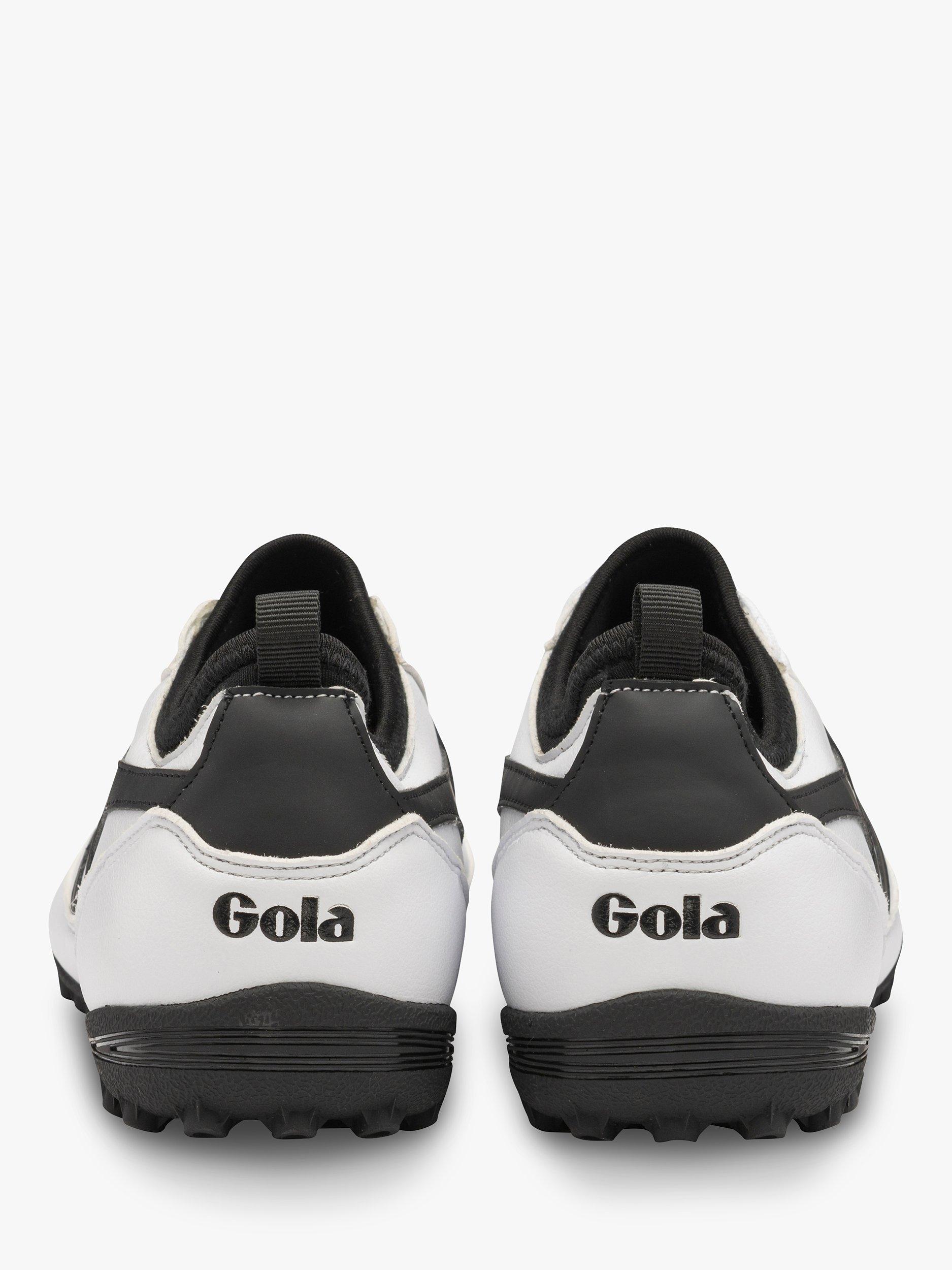 Product image 4 of 6, which shows Gola Performance Kids' Ceptor Turf Football Trainers, White/Black, EU34