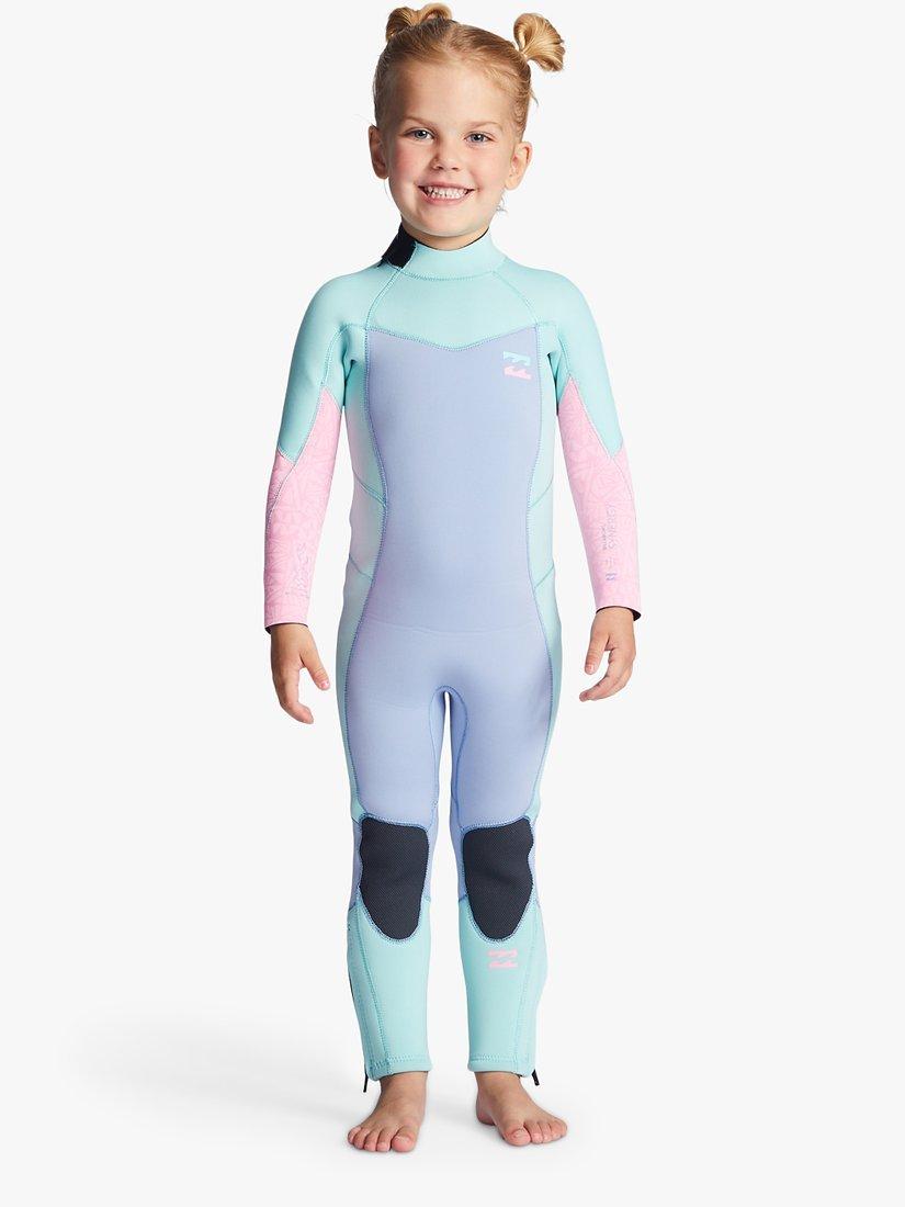 Billabong Kids' 3/2mm Synergy Back Zip Full Wetsuit
