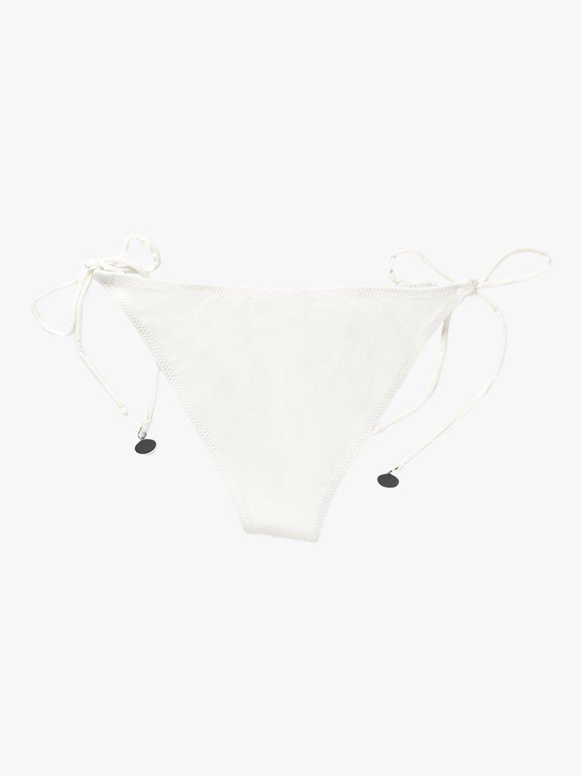 Product image 4 of 5, which shows Panos Emporio Crochet Lace Kandia Side Tie Bikini Briefs, Off White, 6