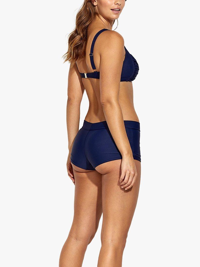 Product image 5 of 5, which shows Panos Emporio Agape Bikini Shorts, Navy, 8