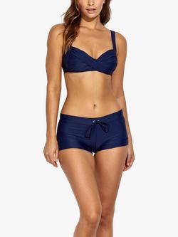Panos Emporio Medea Twisted Bikini Top, Navy