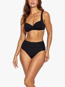 Panos Emporio Medea Twisted Bikini Top, Black
