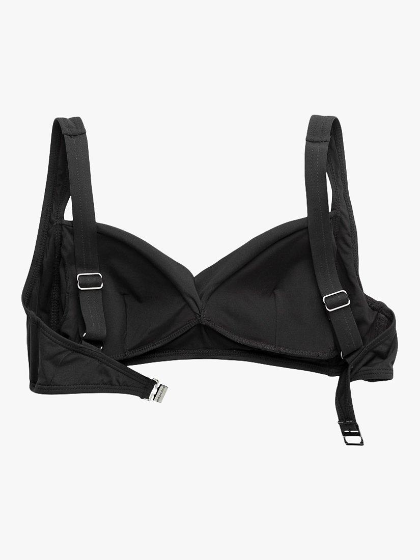 Product image 5 of 5, which shows Panos Emporior Medea Twisted Bikini Top, Black, 8