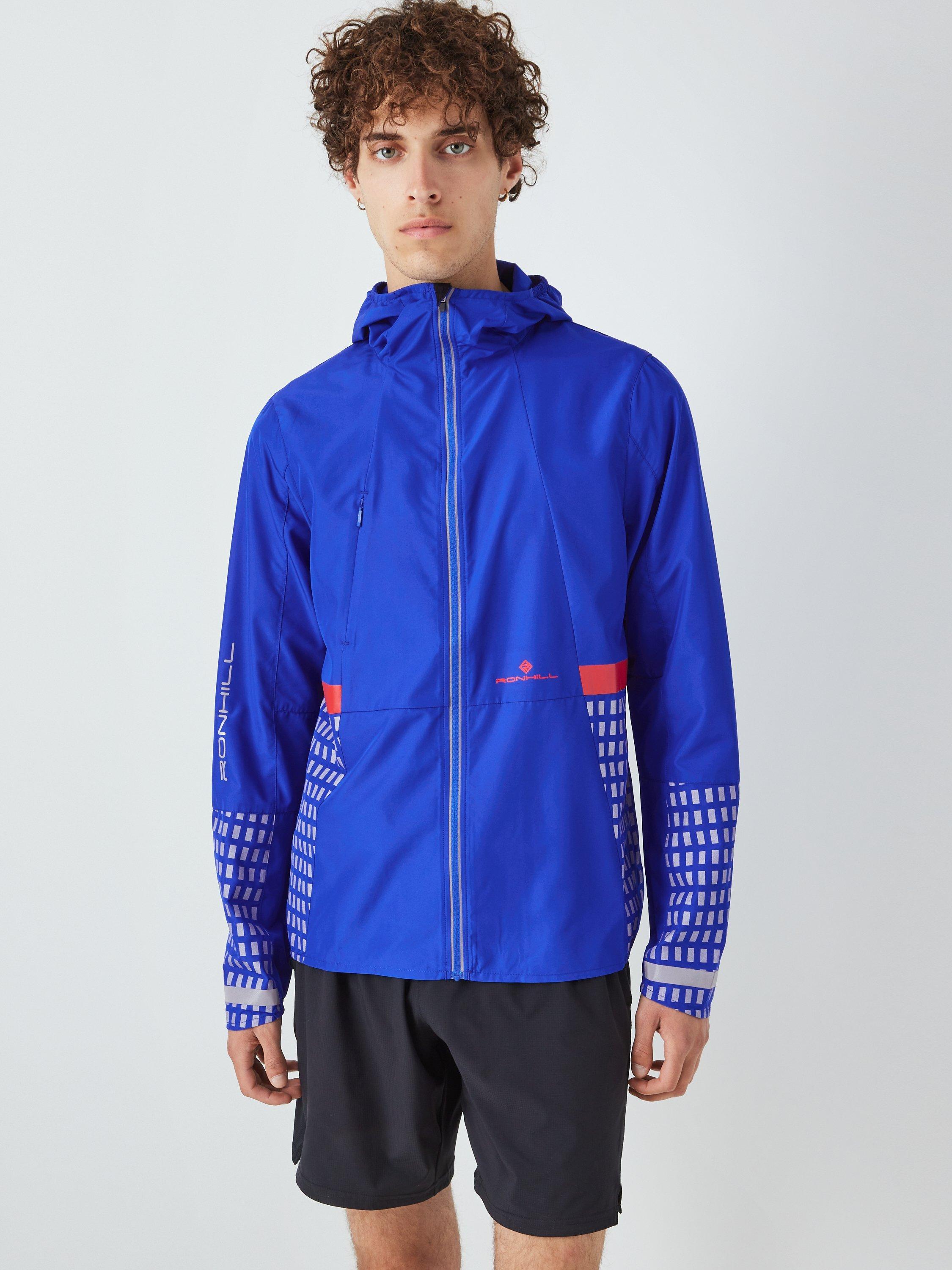 Ronhill Men's Reflective Running Jacket, Cobalt