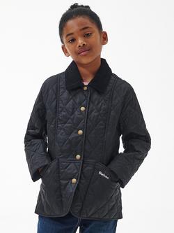 Barbour Kids' Liddesdale Quilted Jacket, Black, Black