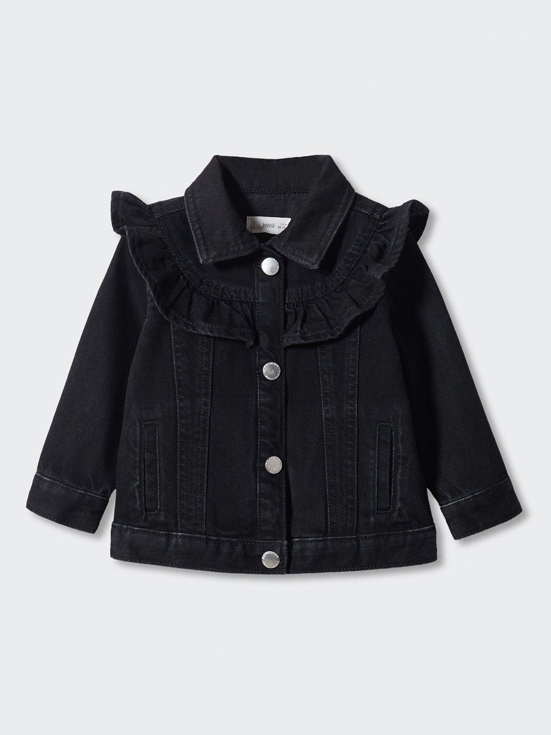 Mango Baby Norma Frill Denim Jacket