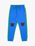 Fabric Flavours Kids' Gruffalo Colour Block Joggers, Blue/Green