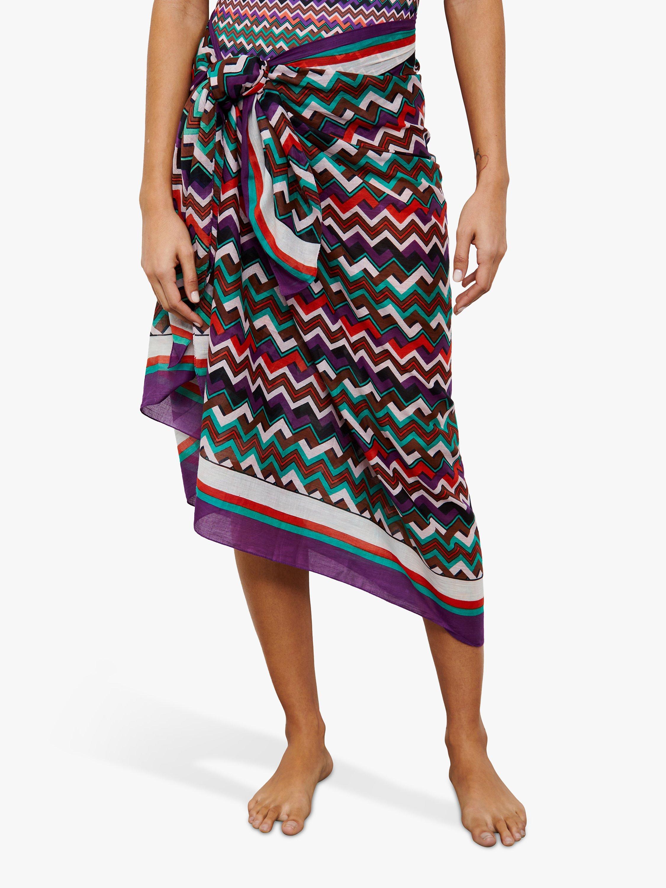 Passionata Siena Zig Zag Print Sarong, Multi