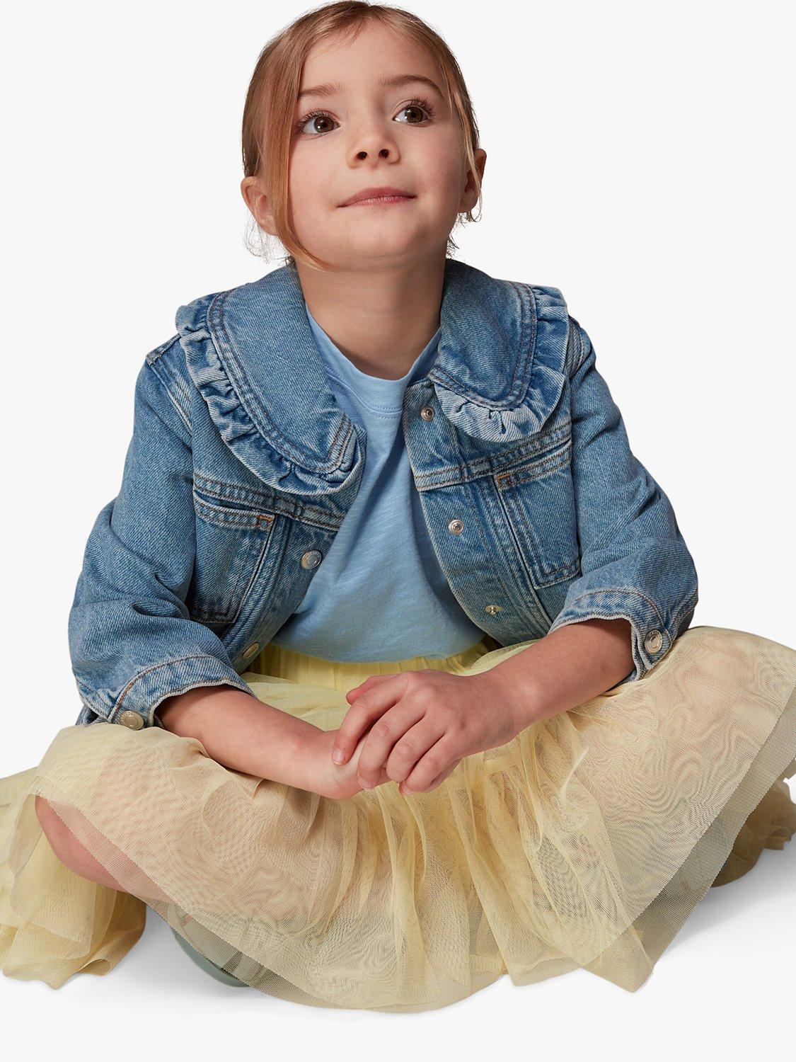 Product image 4 of 5, which shows Whistles Kids' Izzy Tulle Mini Skirt, Lemon, 3-4 years