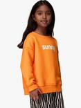 Whistles Kids' Sunny Sweatshirt, Orange