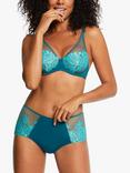 Maison Lejaby Fleur Ikat Underwired Bra, Mediterranean