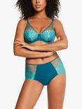 Maison Lejaby Fleur Ikat Underwired Bra, Mediterranean