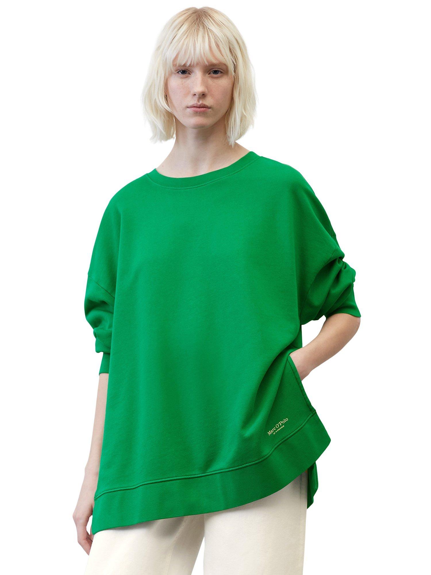 Marc O'Polo Oversized Cotton Sweatshirt, Vivid Green