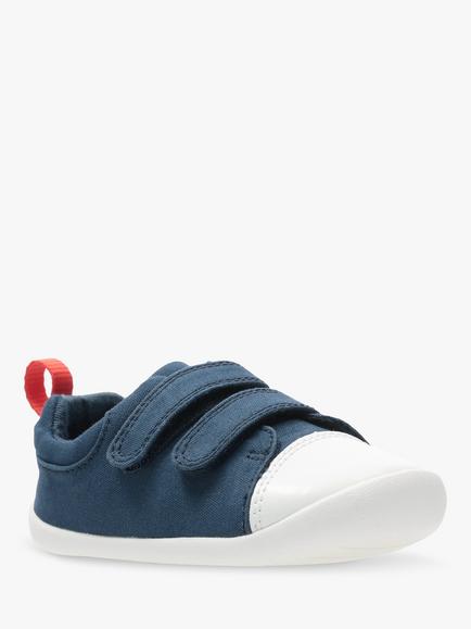 Clarks Kids' Roamer Craft Pre-Walker Shoes - view 2, Navy Canvas