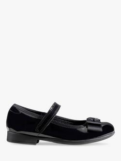 Clarks Kids' Scala Tap Mary Jane School Shoes, Black Patent