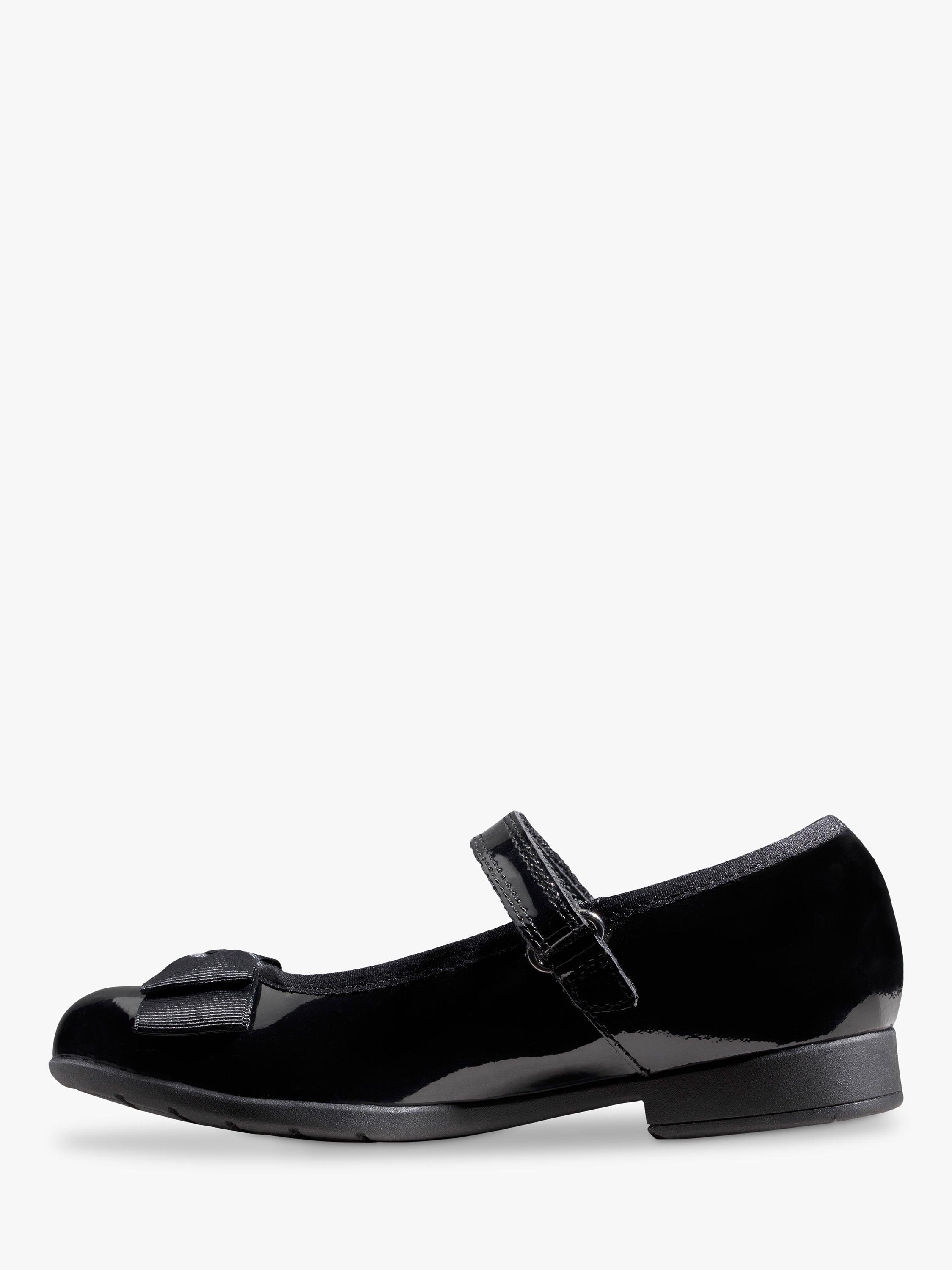 Product image 5 of 8, which shows Clarks Kids' Scala Tap Mary Jane School Shoes, Black Patent, 2.5G