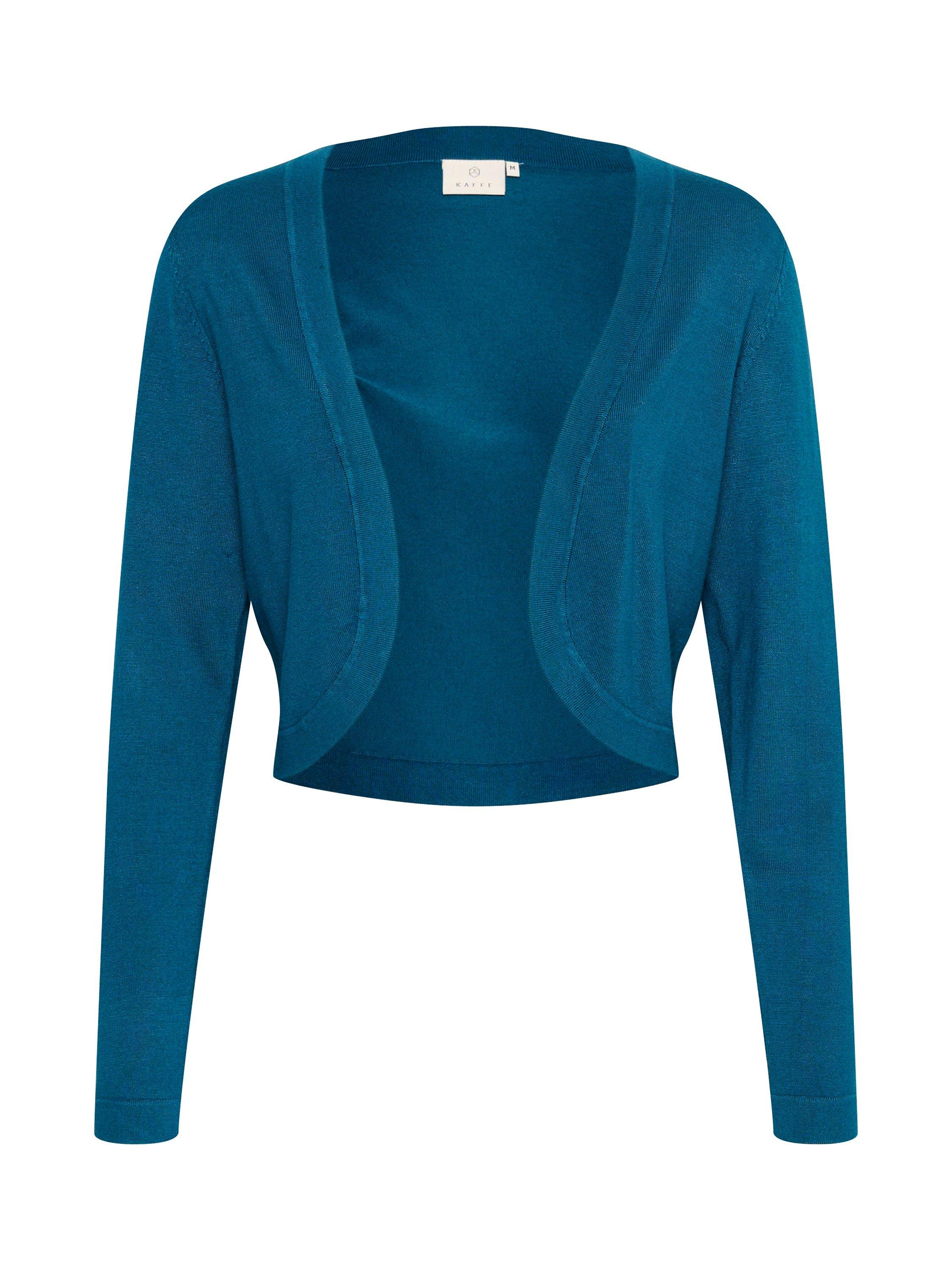 KAFFE Astrid Long Sleeve Bolero Cardigan Top, Legion Blue, XS