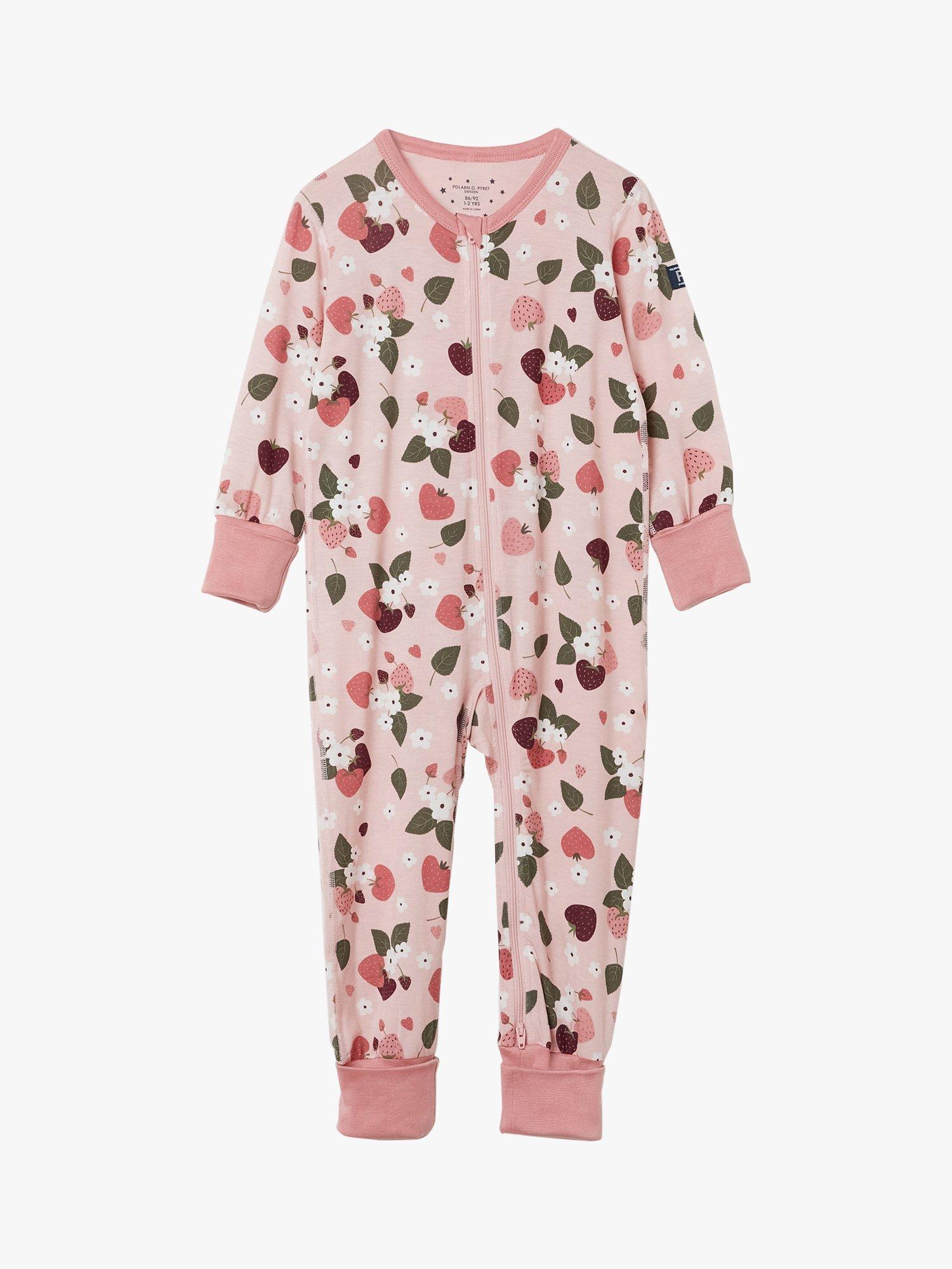Polarn O. Pyret Baby Berry Onesie, Pink