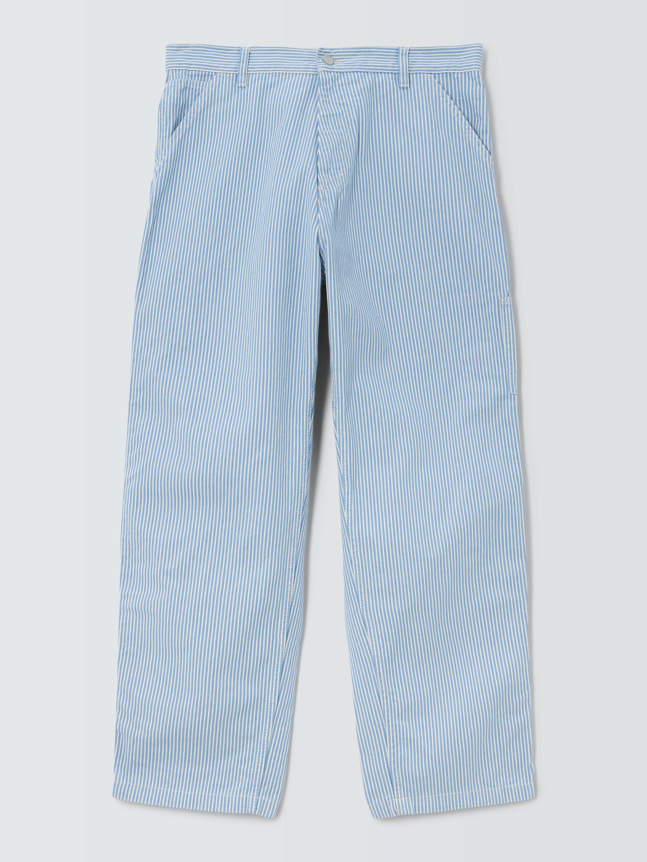 Carhartt WIP Terrell Stripe Trousers, Blue