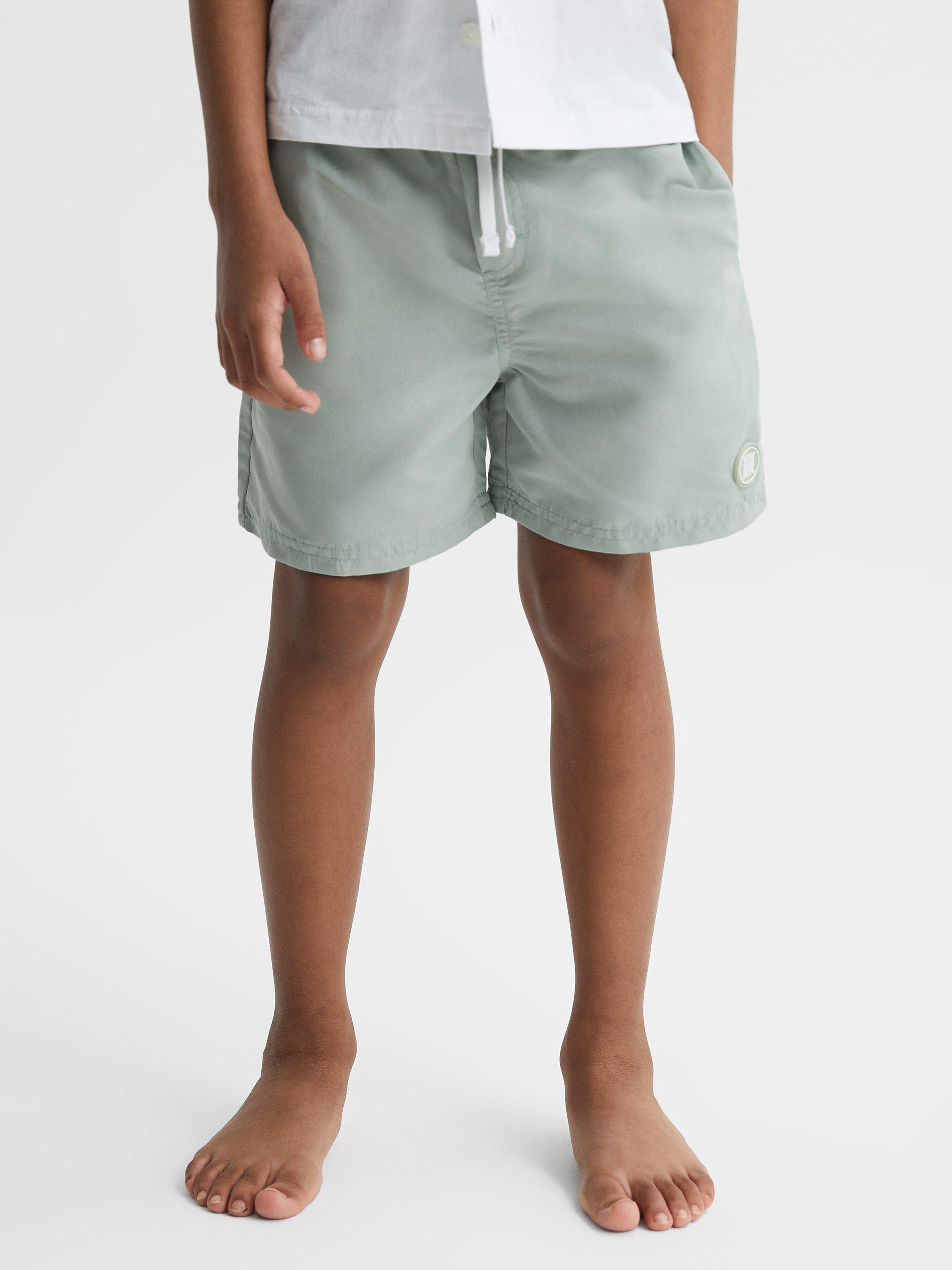 Reiss Kids' Wave Swim Shorts, Mint