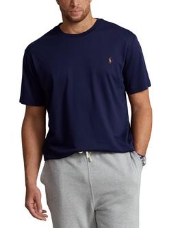 Polo Ralph Lauren Big & Tall Short Sleeve T-Shirt, Navy, Navy