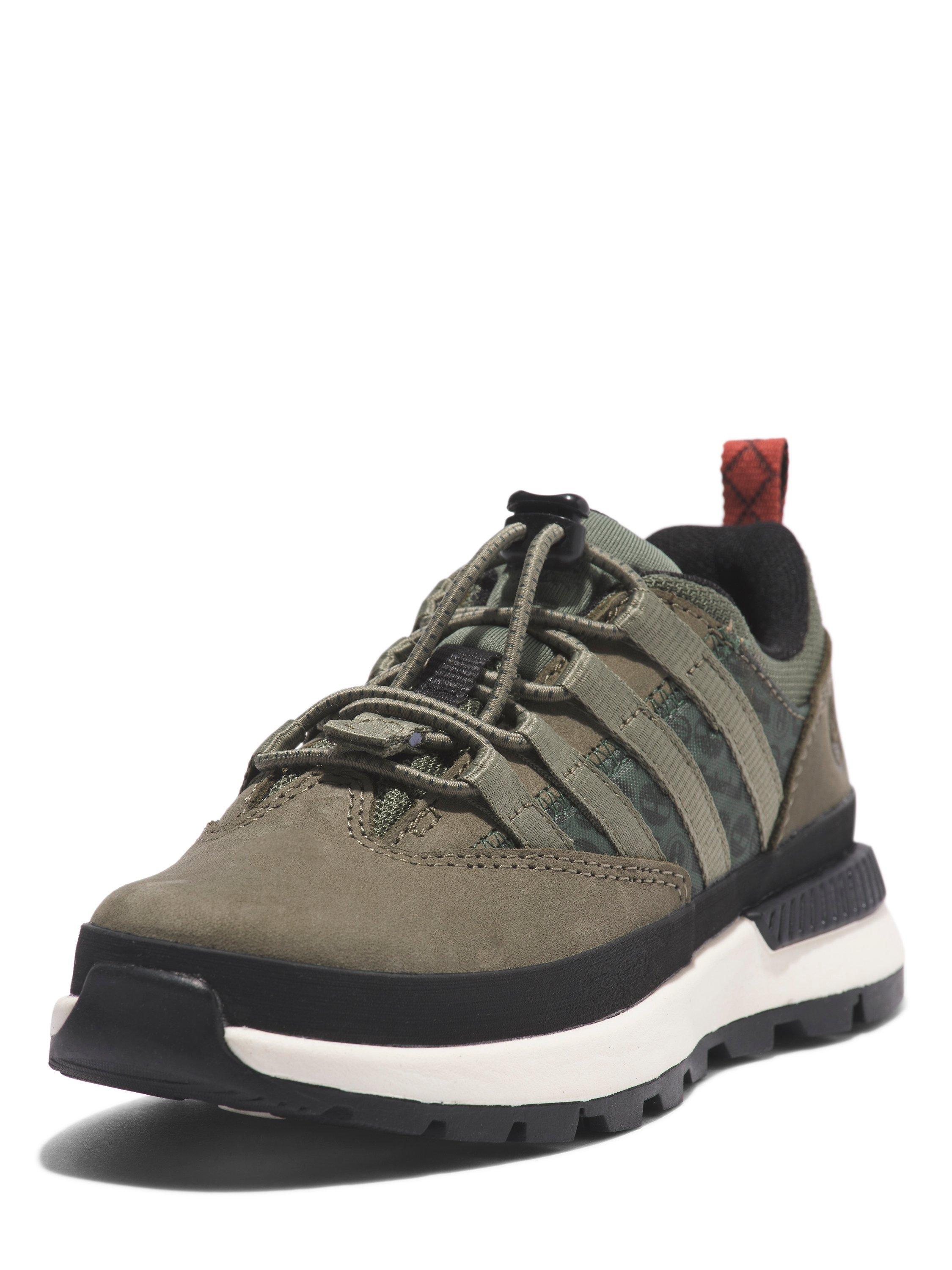 Product image 2 of 7, which shows Timberland Kids' Euro Trekker Low Boots, Khaki, 35
