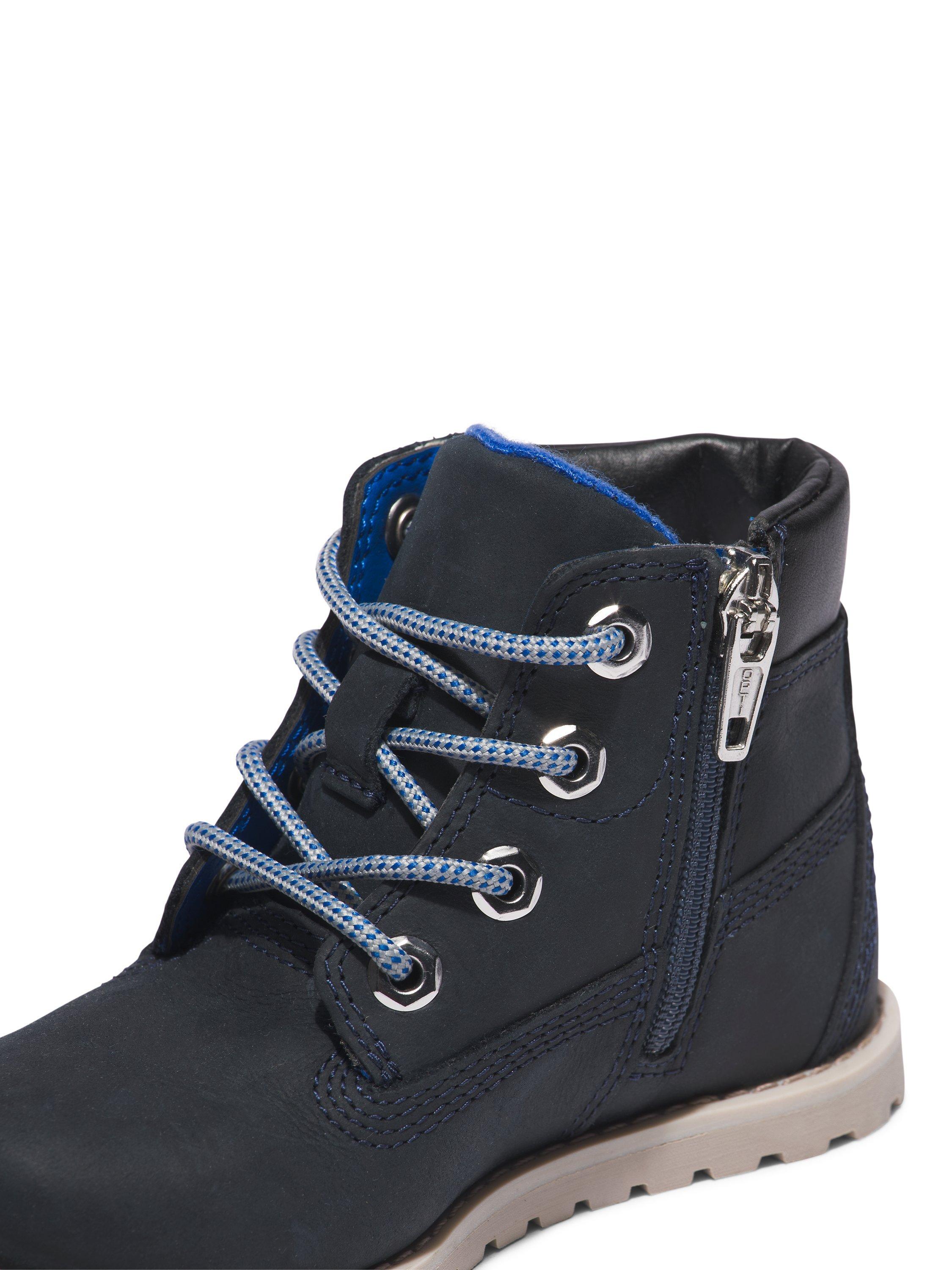 Product image 3 of 6, which shows Timberland Kids' Pokey Pine Ankle Boots, Navy, 21
