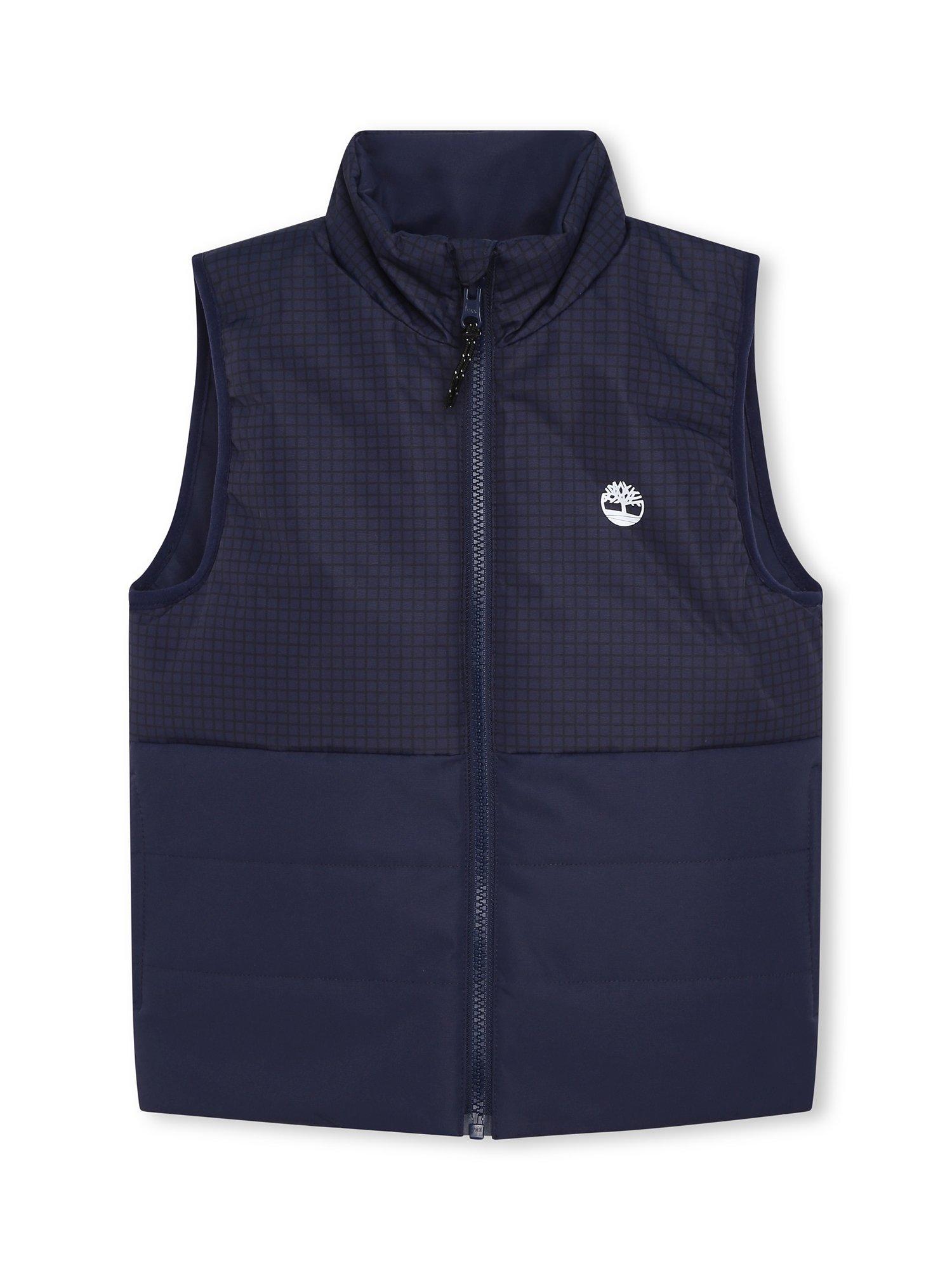 Timberland Kid's Puffer Jacket Sleeveless, Dark Blue