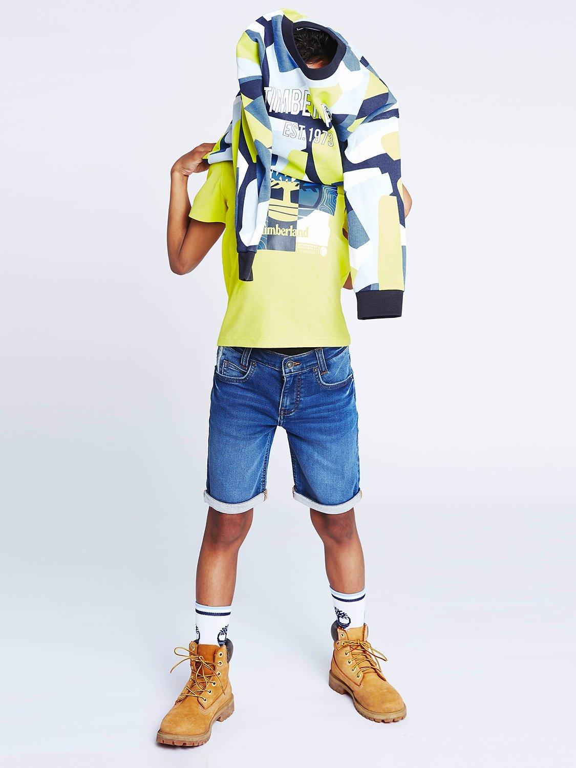 Timberland Boy s Denim Bermuda Shorts Blue