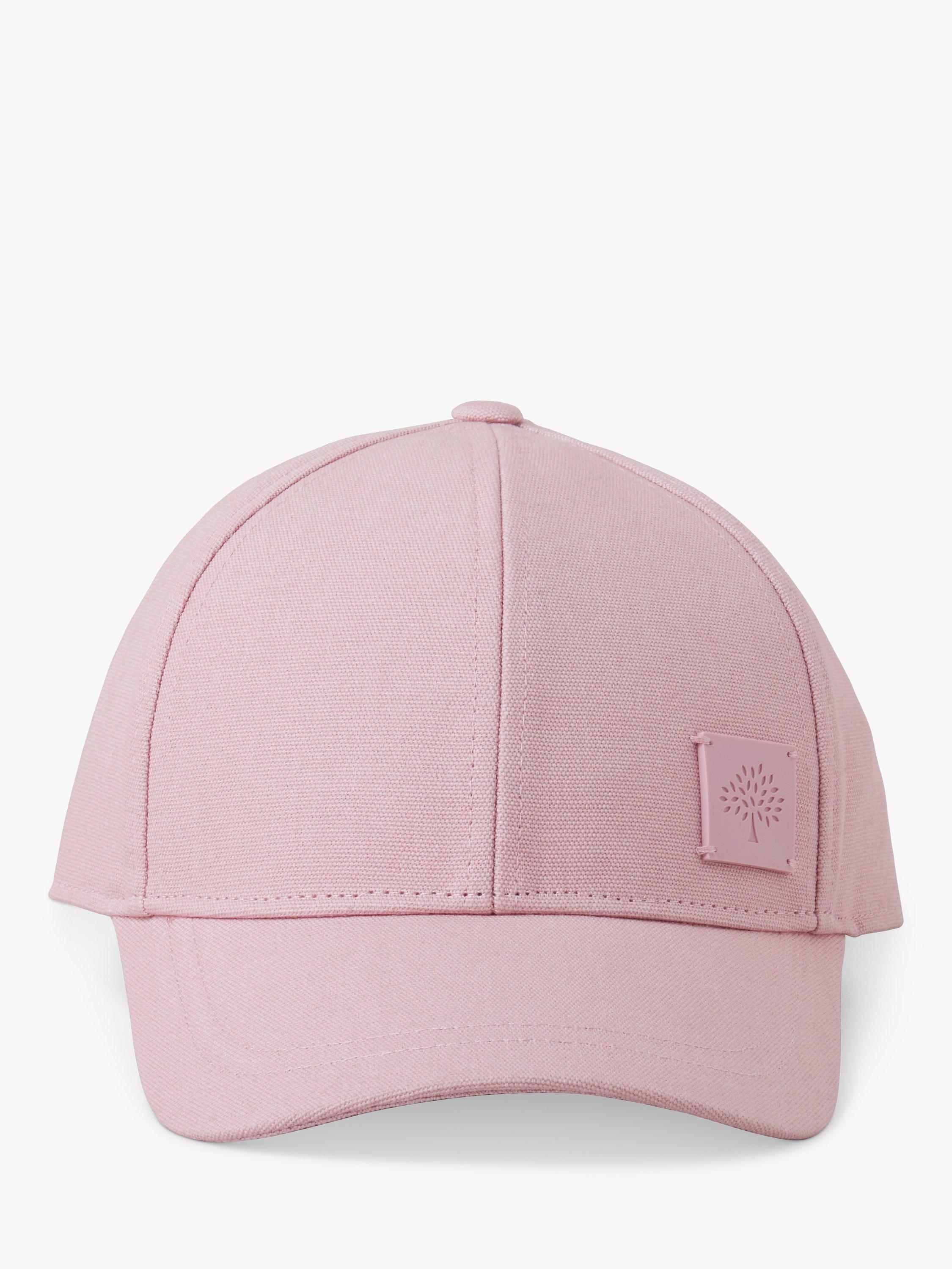 Product image 1 of 4, which shows Mulberry Solid Baseball Cap, Powder Rose, XS-S
