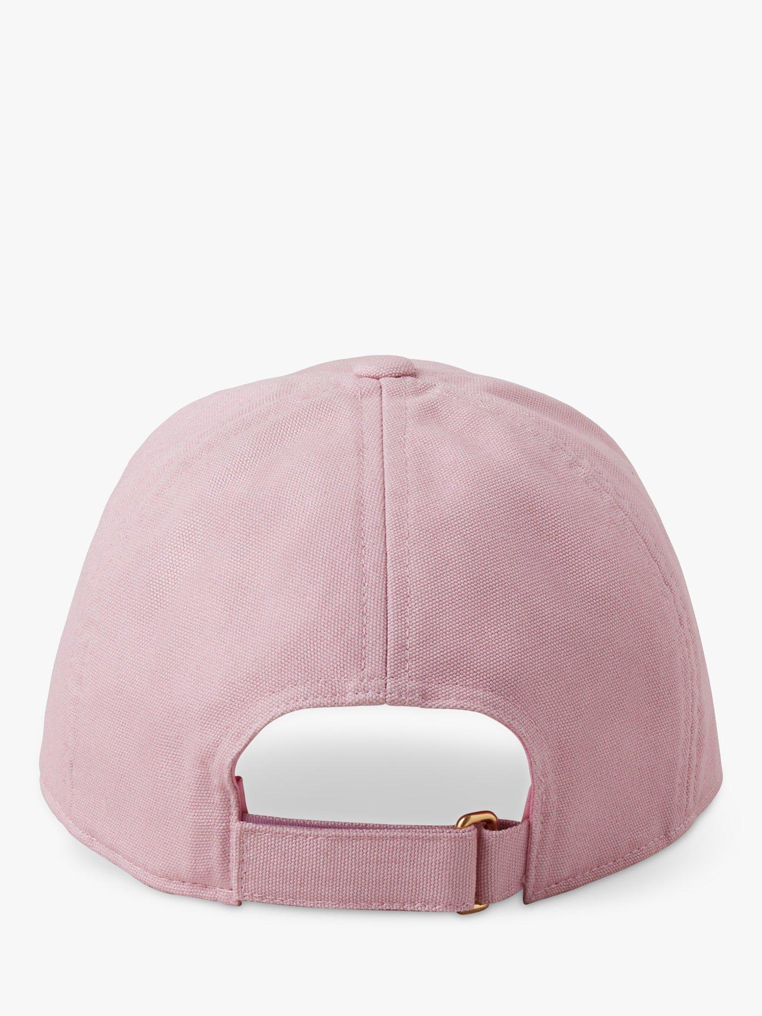 Product image 4 of 4, which shows Mulberry Solid Baseball Cap, Powder Rose, XS-S